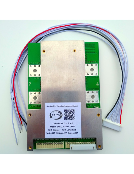 BMS Li-ion 12S 80A (45V, same port) z balansem