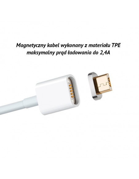 Kabel magnetyczny Micro USB / Apple - M1
