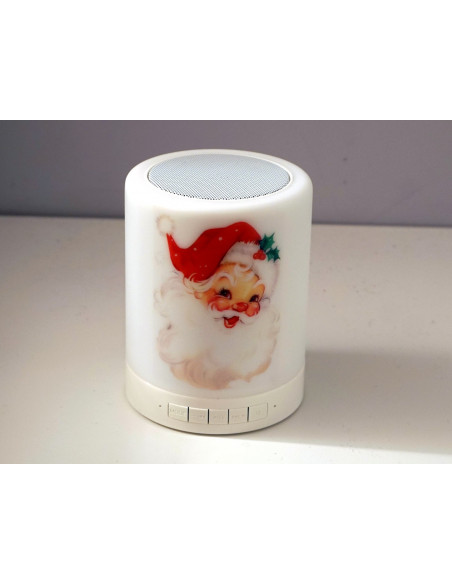 Lampka LED z nadrukiem i głósnikiem Bluetooth