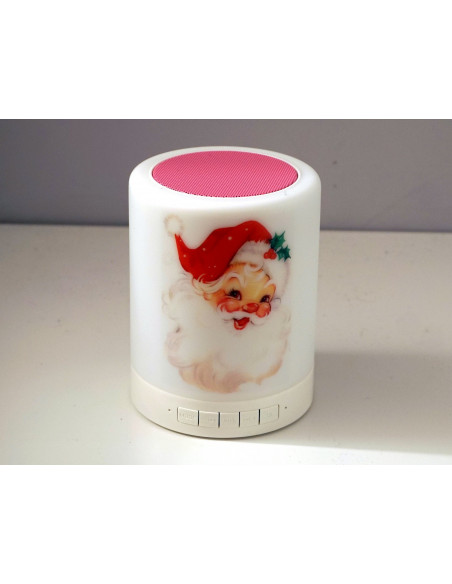 Lampka LED z nadrukiem i głósnikiem Bluetooth