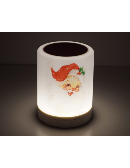 Lampka LED z nadrukiem i głósnikiem Bluetooth