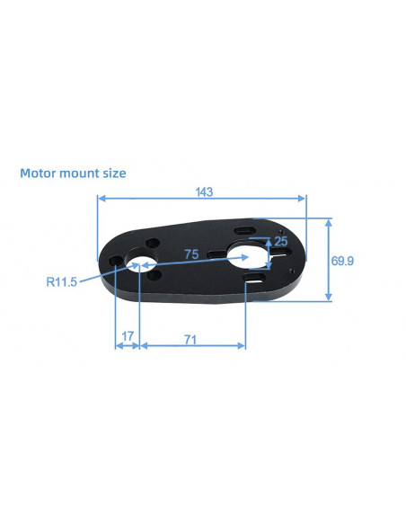 Mocowanie do truck-ów 15,22" Mocowanie do truck-ów 15,22"