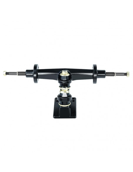 Trucki double kingpin 12" o przekroju diamentu z mocowaniem silnika i złotą śrubą