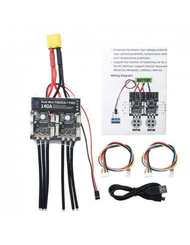 Flipsky Mini Dual FSESC6.7 pro oparty na VESC®...