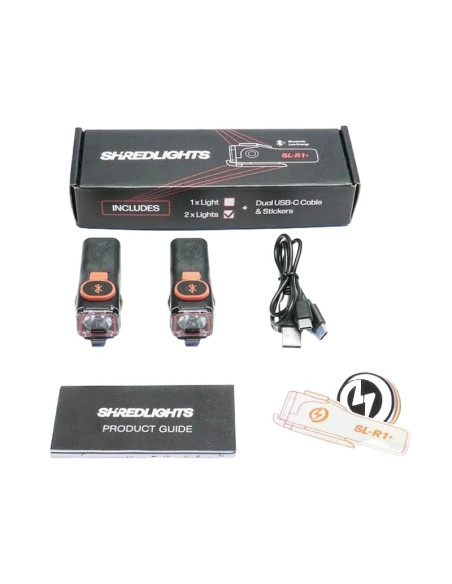 ShredLights oświetlenie SL-R1+ tylne czerwone z BT