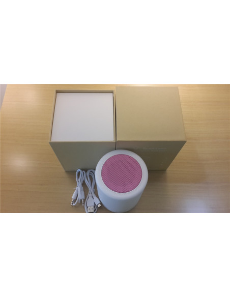 Kolorowa lampka LED z głośnikiem Bluetooth