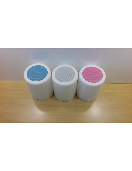 Kolorowa lampka LED z głośnikiem Bluetooth