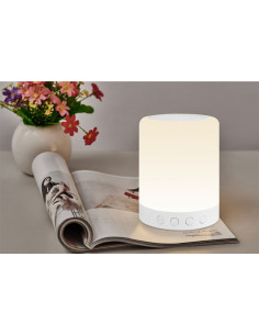 Kolorowa lampka LED z głośnikiem Bluetooth z funkcją...